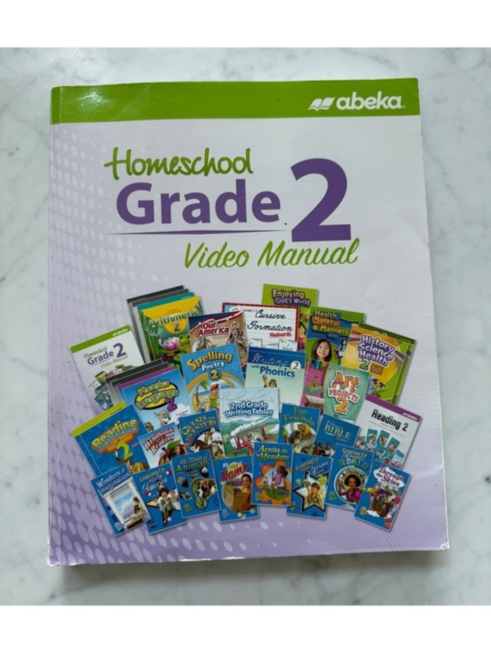 Abeka Homeschool Grade 2 Language Arts Video Manual Teacher Guide Bound